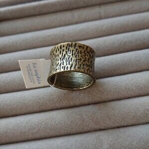 Lia Sophia brass ring size 10